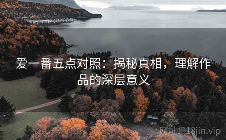 爱一番五点对照：揭秘真相，理解作品的深层意义