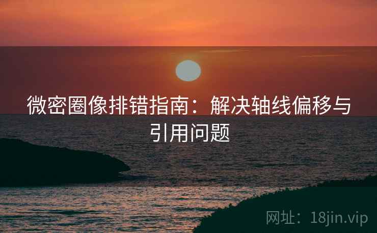 微密圈像排错指南：解决轴线偏移与引用问题