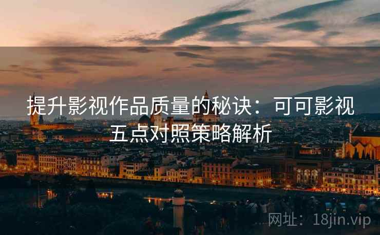 提升影视作品质量的秘诀：可可影视五点对照策略解析